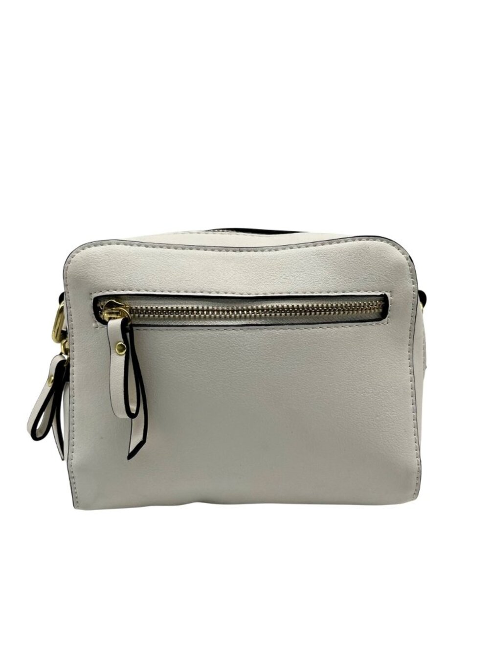 Unbranded White FauxLeather Crossbody